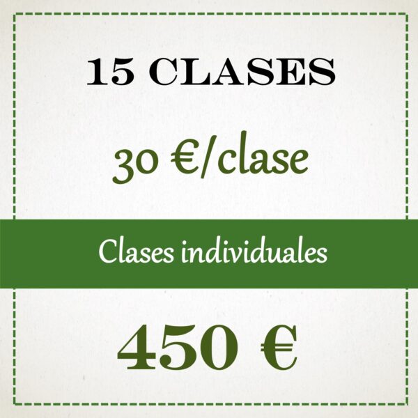 15 clases individuales